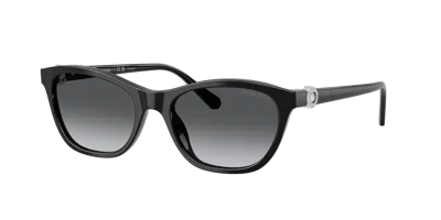 Swarovski Woman Sunglass Sk6070 In Black