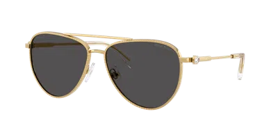 Swarovski Woman Sunglass Sk7031 In Gold