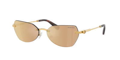 Swarovski Woman Sunglass Sk7038 In Brown