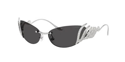 Swarovski Woman Sunglass Sk7041 In Gray