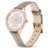 Swarovski Women's 30mm Quartz Watch In Brown