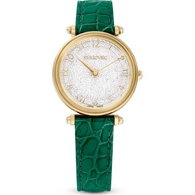 Swarovski Women's 35mm Quartz Watch In Green