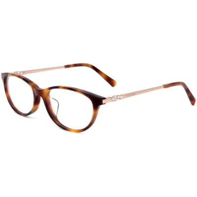 Swarovski Women's 53 Mm Eyeglasses In Brown