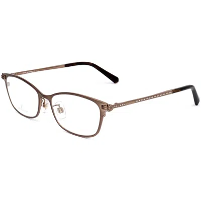 Swarovski Women's 53 Mm Eyeglasses In Brown