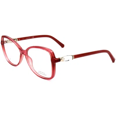 Swarovski Women's 54 Mm Eyeglasses In Red
