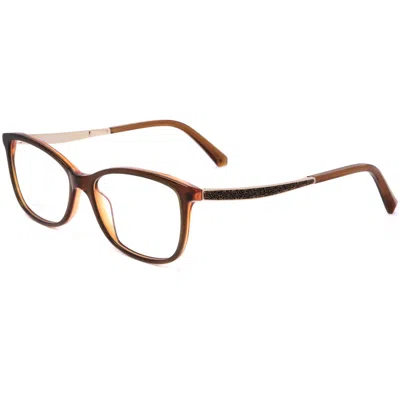 Swarovski Women's 54 Mm Eyeglasses In Brown