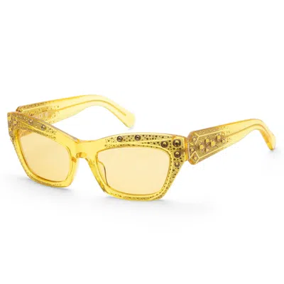 Swarovski Women's 55mm Yellow Sunglasses