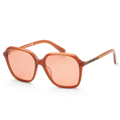 Swarovski Women's 56mm Orange Sunglasses