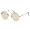 Swarovski Women's 56mm Silver Sunglasses In Neutral