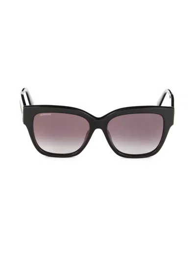 Swarovski Women's 57mm  Crystal Square Sunglasses In Black