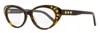 Swarovski Women's 60s Cat-eye Eyeglasses Sk5429 052 Dark Havana 53mm In Multi