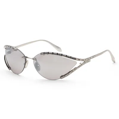 Swarovski Women's 66mm Silver Sunglasses In Metallic