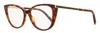 Swarovski Women's Butterfly Eyeglasses Sk5414 052 Havana 53mm In Brown