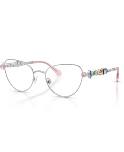 Swarovski Women's Cat Eye Eyeglasses, Sk1024 In Neutral