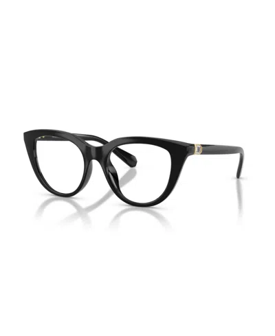 Swarovski Women's Cat Eye Eyeglasses, Sk2052 In Orange