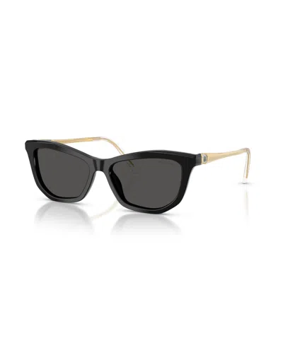 Swarovski Women's Cat Eye Sunglasses, Sk6057 In Black