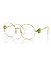 Swarovski Women's Eyeglasses, Sk1001 In Gold