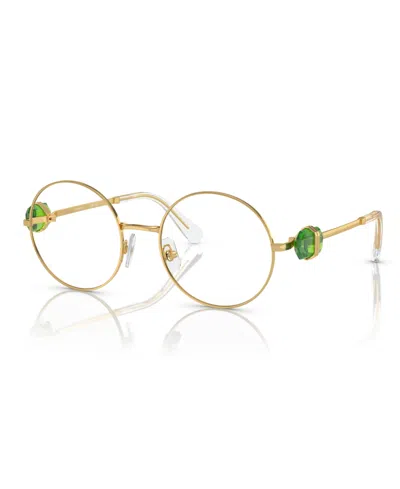 Swarovski Women's Eyeglasses, Sk1001 In Gold