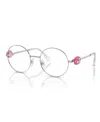 Swarovski Women's Eyeglasses, Sk1001 In Silver