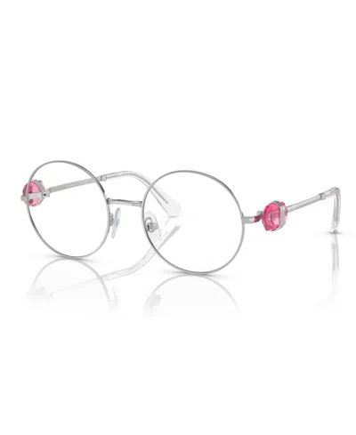 Swarovski Women's Eyeglasses, Sk1001 In Silver