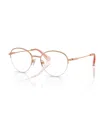 Swarovski Women's Eyeglasses, Sk1004 In Rose Gold