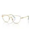 Swarovski Women's Eyeglasses, Sk1007 In Gold