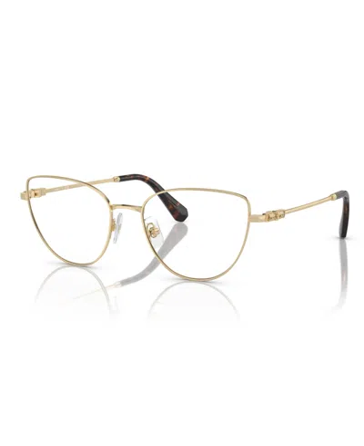 Swarovski Women's Eyeglasses, Sk1007 In Pale Gold
