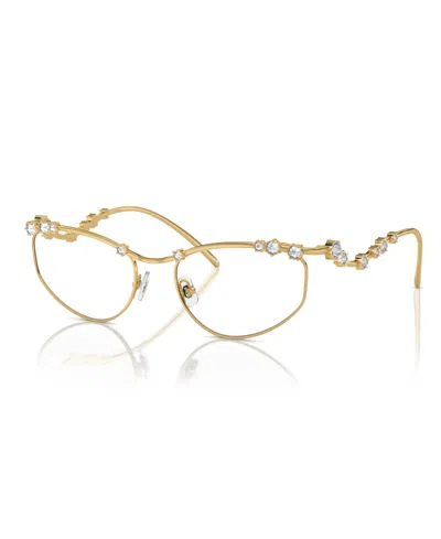 Swarovski Women's Eyeglasses, Sk1015 In Gold