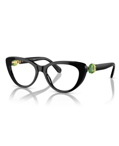 Swarovski Women's Eyeglasses, Sk2005 In Black