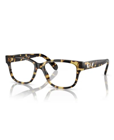 Swarovski Women's Eyeglasses, Sk2007 In Havana Clear