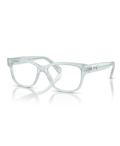 Swarovski Women's Eyeglasses, Sk2007 In Opal Light Blue