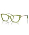Swarovski Women's Eyeglasses, Sk2011 In Transparent Green