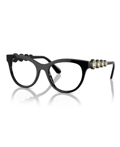 Swarovski Women's Eyeglasses, Sk2025 In Black