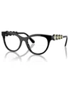 Swarovski Women's Eyeglasses, Sk2025 In Black