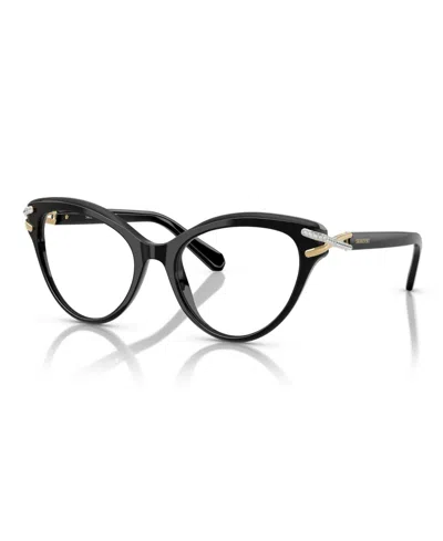 Swarovski Women's Eyeglasses, Sk2030 In Black