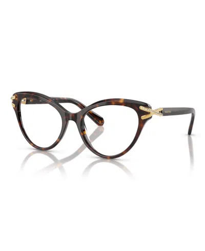 Swarovski Women's Eyeglasses, Sk2030 In Brown
