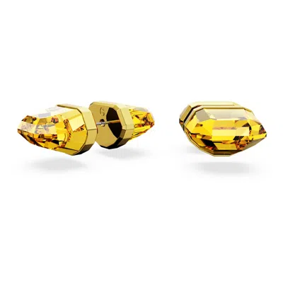 Swarovski Women's Lucent Yellow Crystal Earrings 5626605