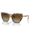 Swarovski Womens Sk6016 Irregular-frame Acetate Sunglasses Brown In Medium Havana