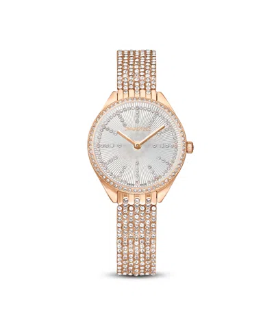 Swarovski Attract Watch In Rose Gold Tone
