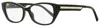 Swarovski Women's Rectangular Eyeglasses Sk5391 001 Black 53mm In Multi