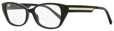 Swarovski Women's Rectangular Eyeglasses Sk5391 001 Black 53mm In Multi