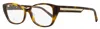 Swarovski Women's Rectangular Eyeglasses Sk5391 052 Dark Havana 53mm In Brown
