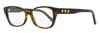 Swarovski Women's Rounded Rectangular Eyeglasses Sk5430 052 Dark Havana 53mm In Brown