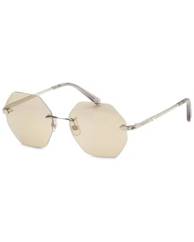 Swarovski Women's Sk0193 56mm Polarized Sunglasses In Blue