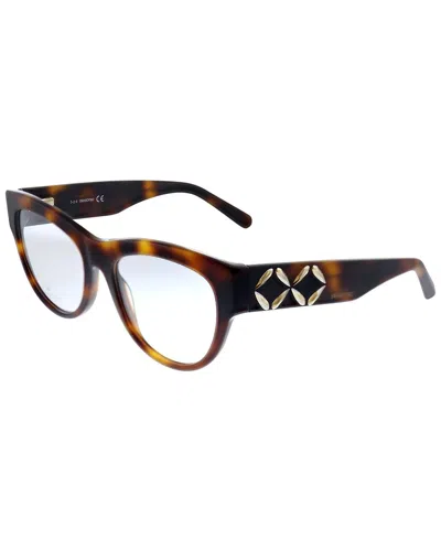 Swarovski Women's Square 53mm Optical Frames In Brown