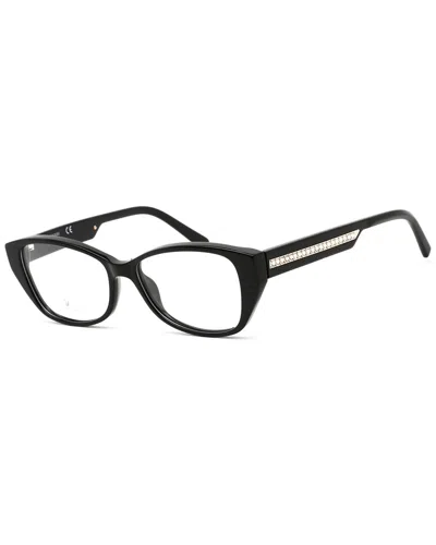 Swarovski Women's Sk5391 53mm Optical Frames In Black