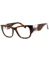 Swarovski Brown Plastic Frames In Brown