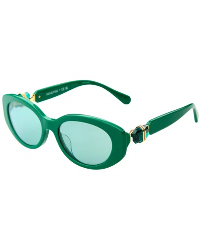 Swarovski Women's Sk6002f54-z 54mm Sunglasses In Green