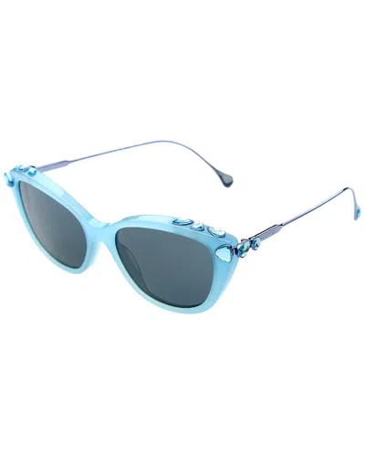 Swarovski Women's Sk601053-x 53mm Sunglasses In Blue