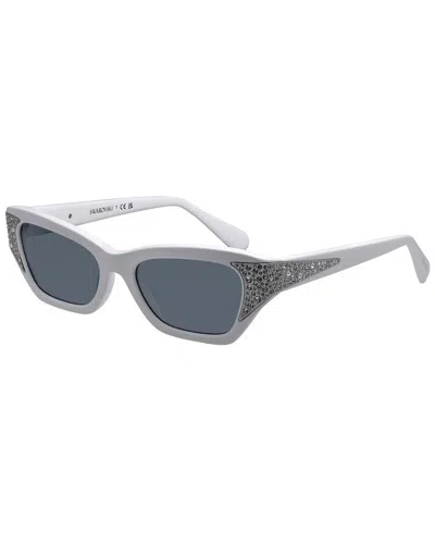 Swarovski Women's Sk6029 53mm Sunglasses In Gray